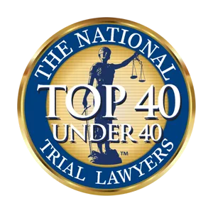 Accolade for The National Trial Lawyers - Top 40 under 40