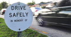 drive safely in memory of